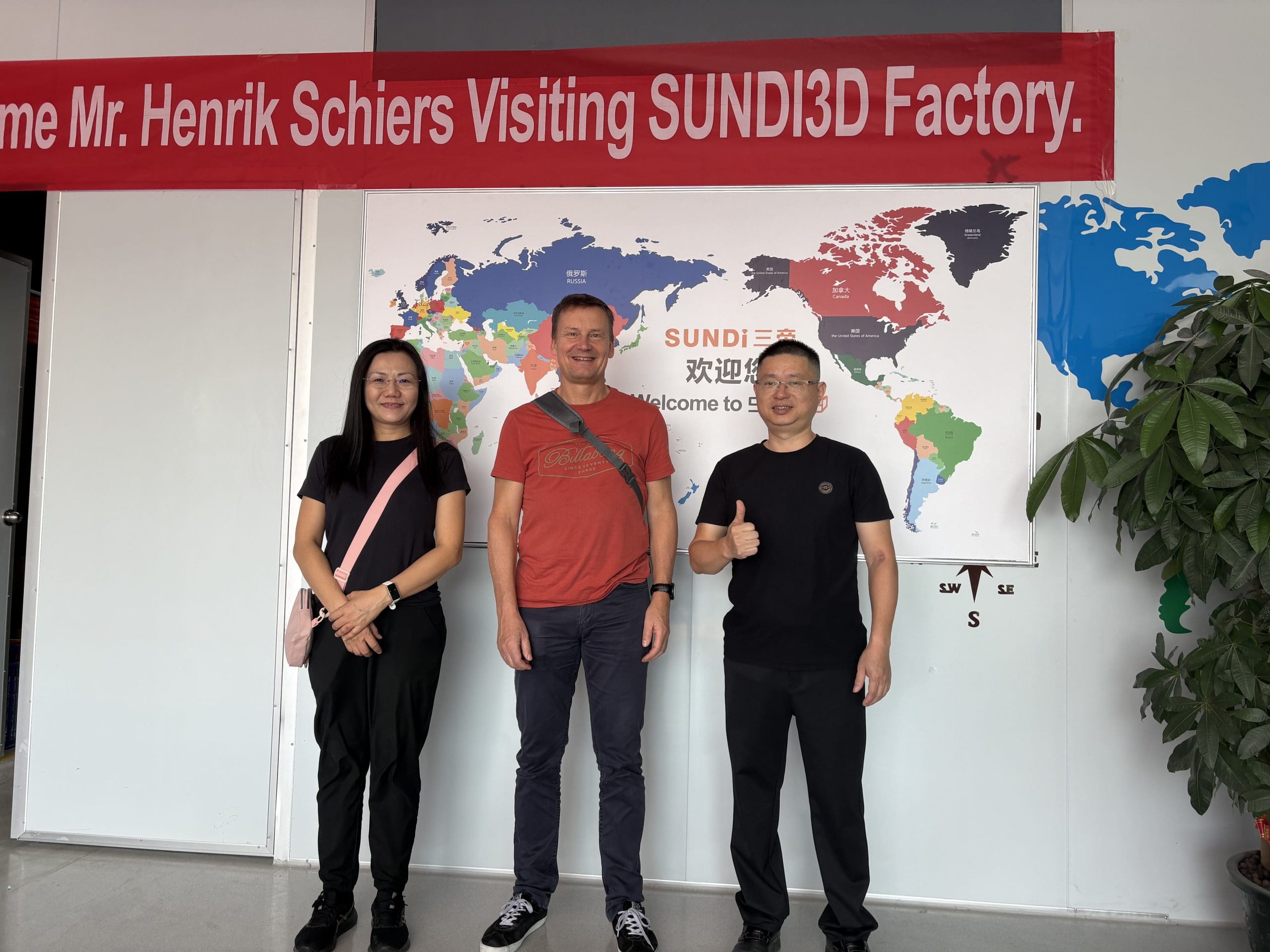Customer visiting Sundi3D factory