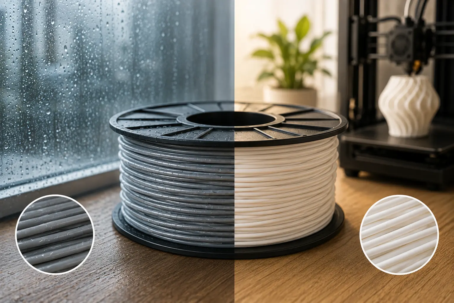 Why is there moisture in the wire.webp